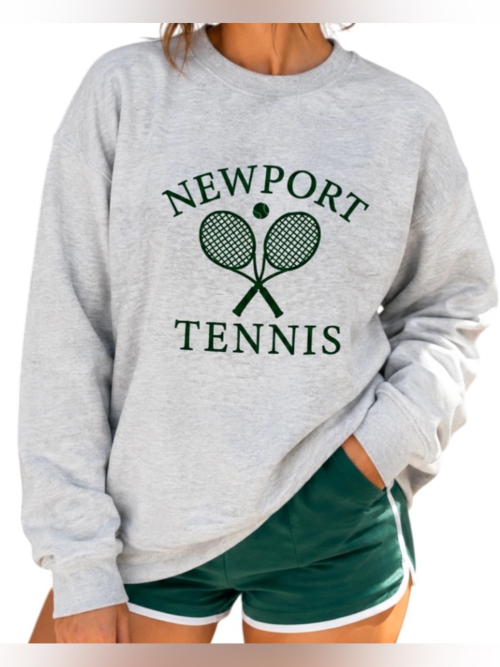 Pacific & CO Newport Tennis Graphic Sweatshirt